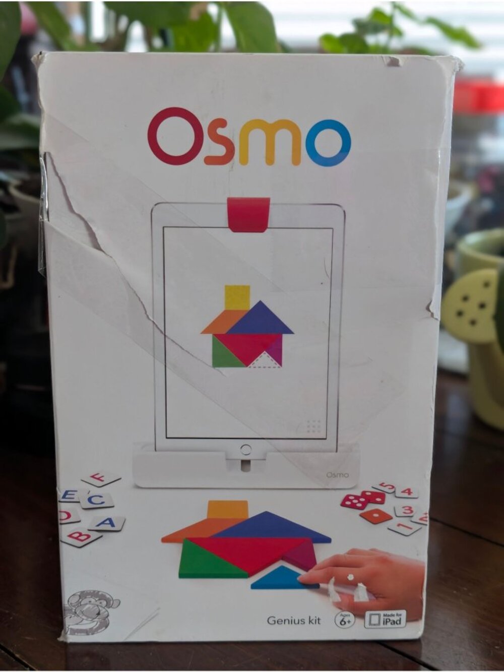 Osmo Genius Kit For iPad - Interactive Educational Games For Kids - Tangram Word